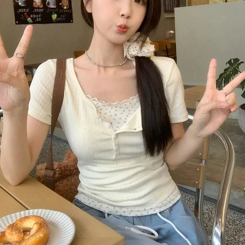 Sweet Button Blouse