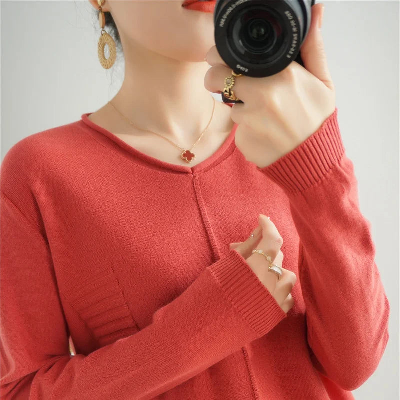 Luna Cotton Knit Sweater