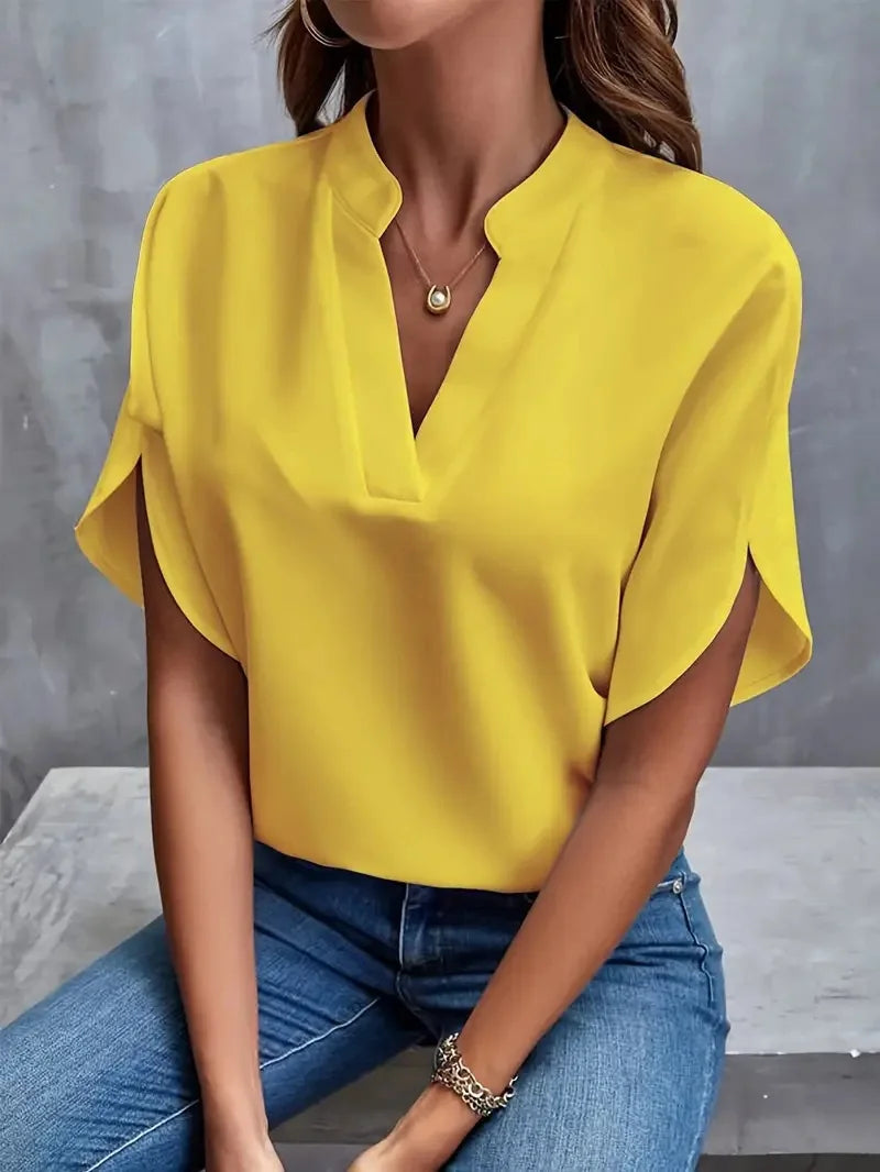 Lightweight and comfortable polyester fabric.