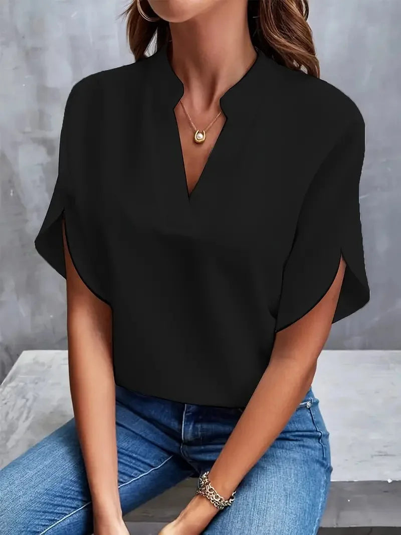 Lightweight and comfortable polyester fabric.