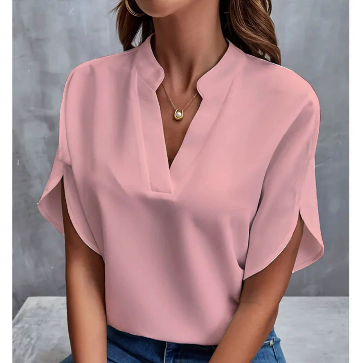 Lightweight and comfortable polyester fabric.
