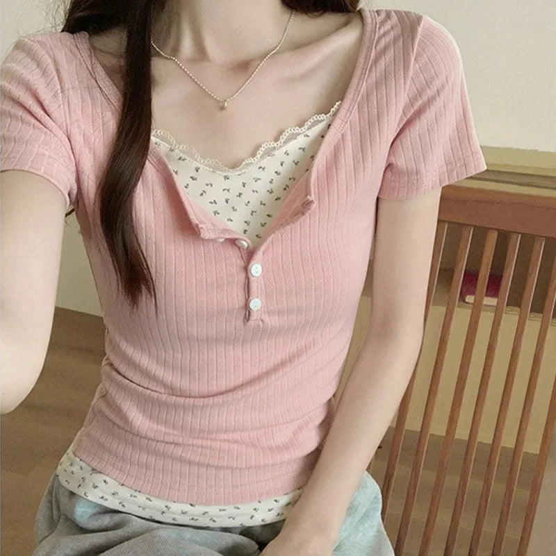 Sweet Button Blouse