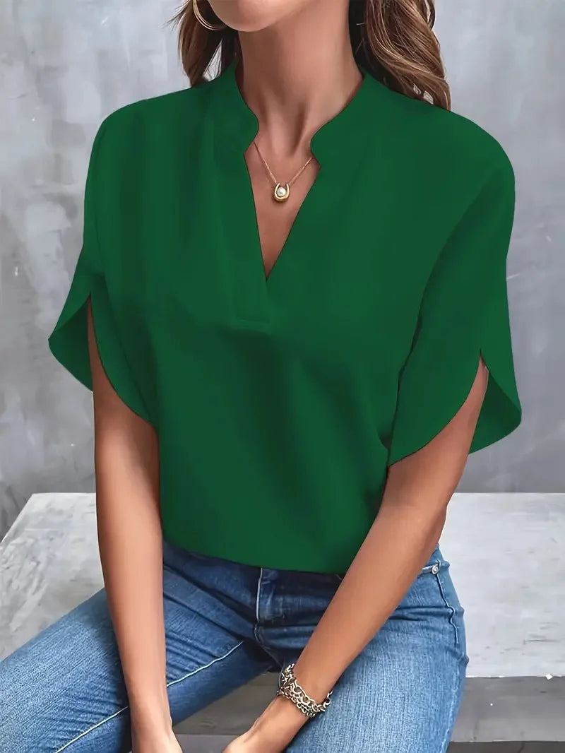 Lightweight and comfortable polyester fabric.