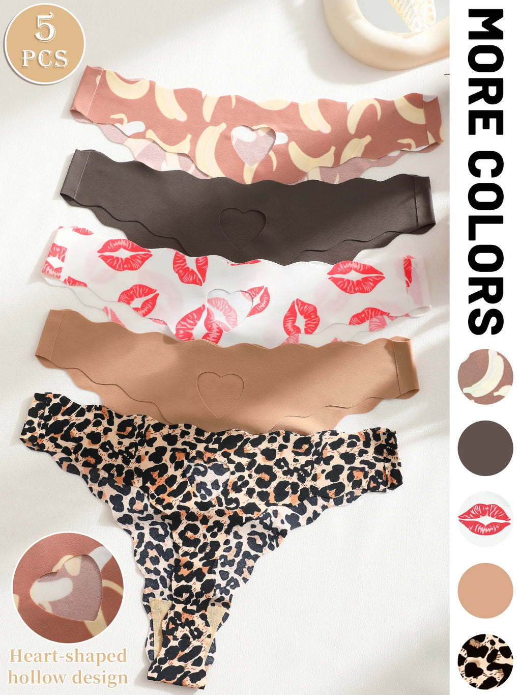 Chic Print Underwear Set