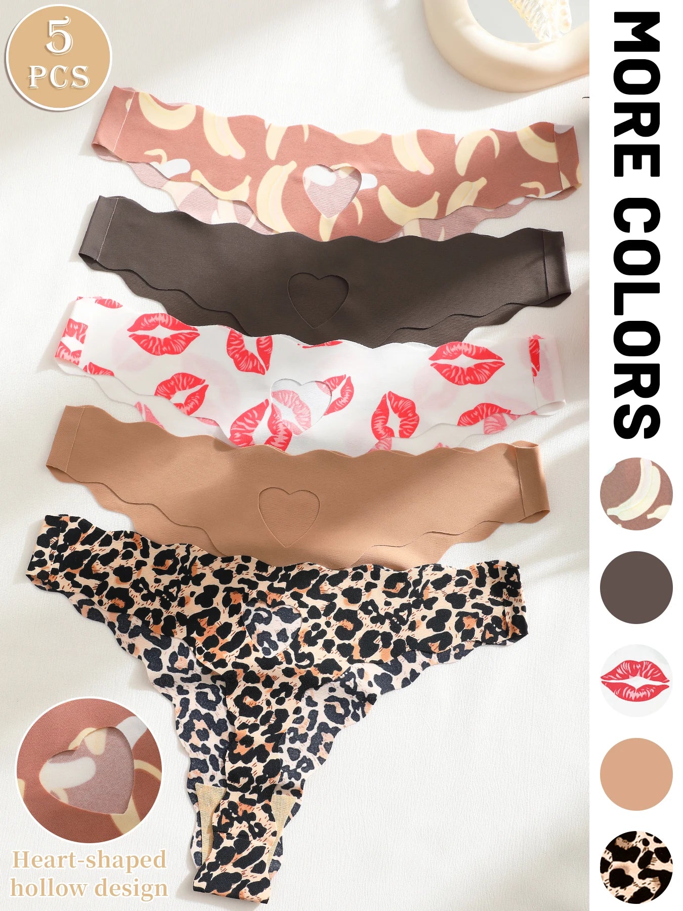 Chic Print Underwear Set