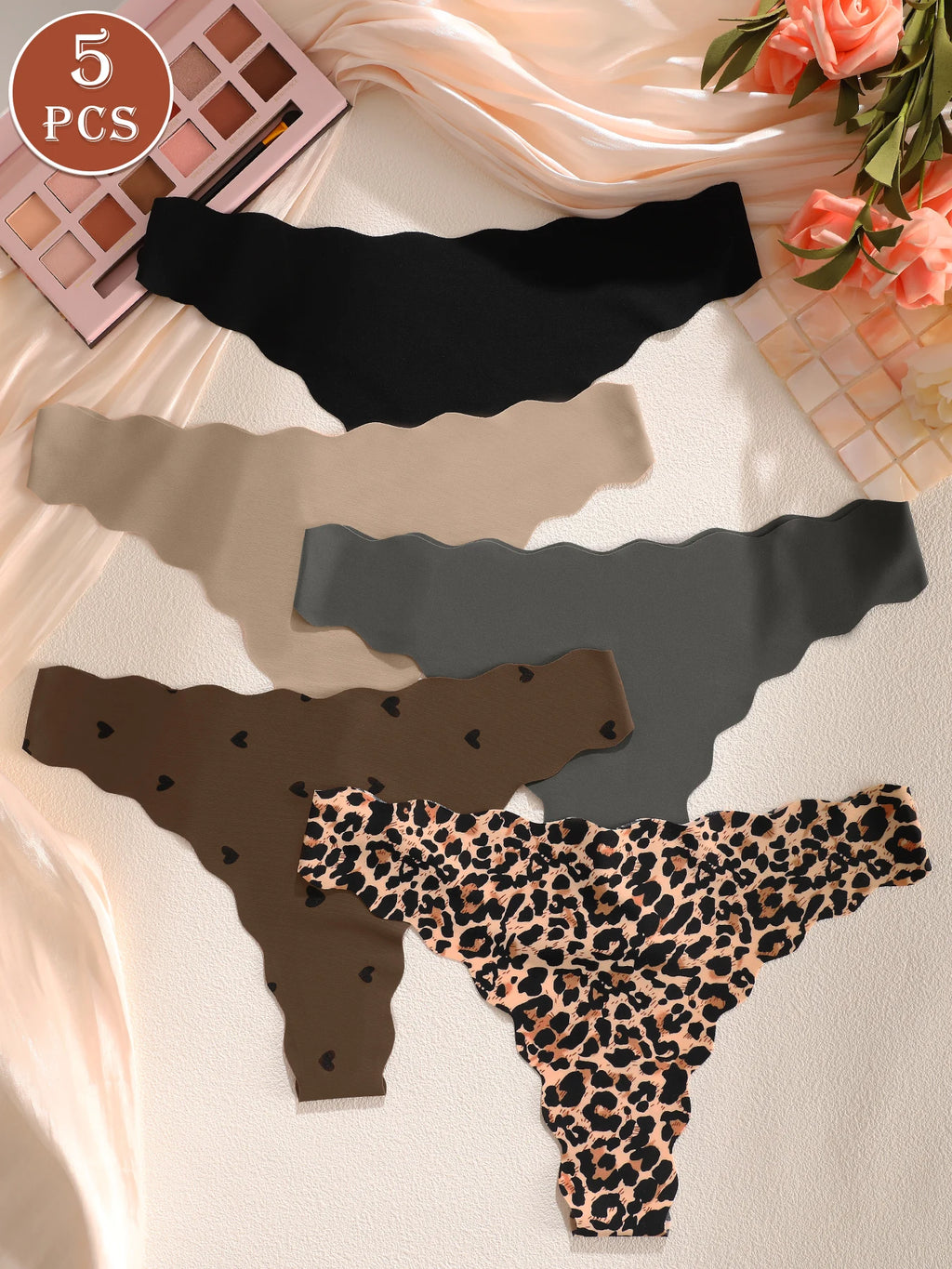 Chic Print Underwear Set