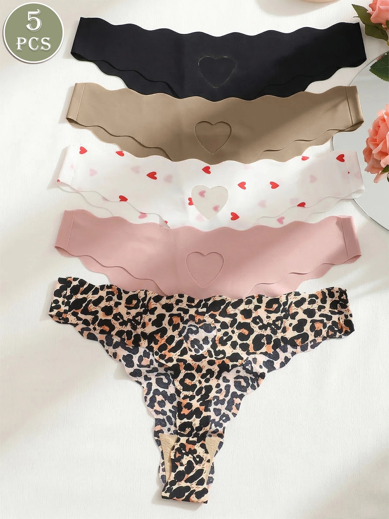 Chic Print Underwear Set