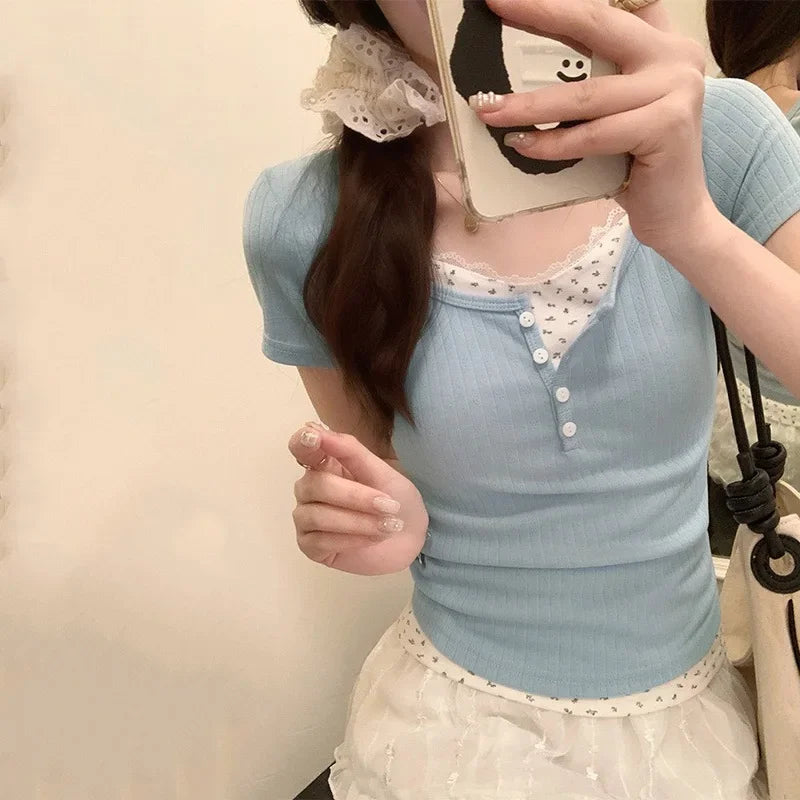 Sweet Button Blouse