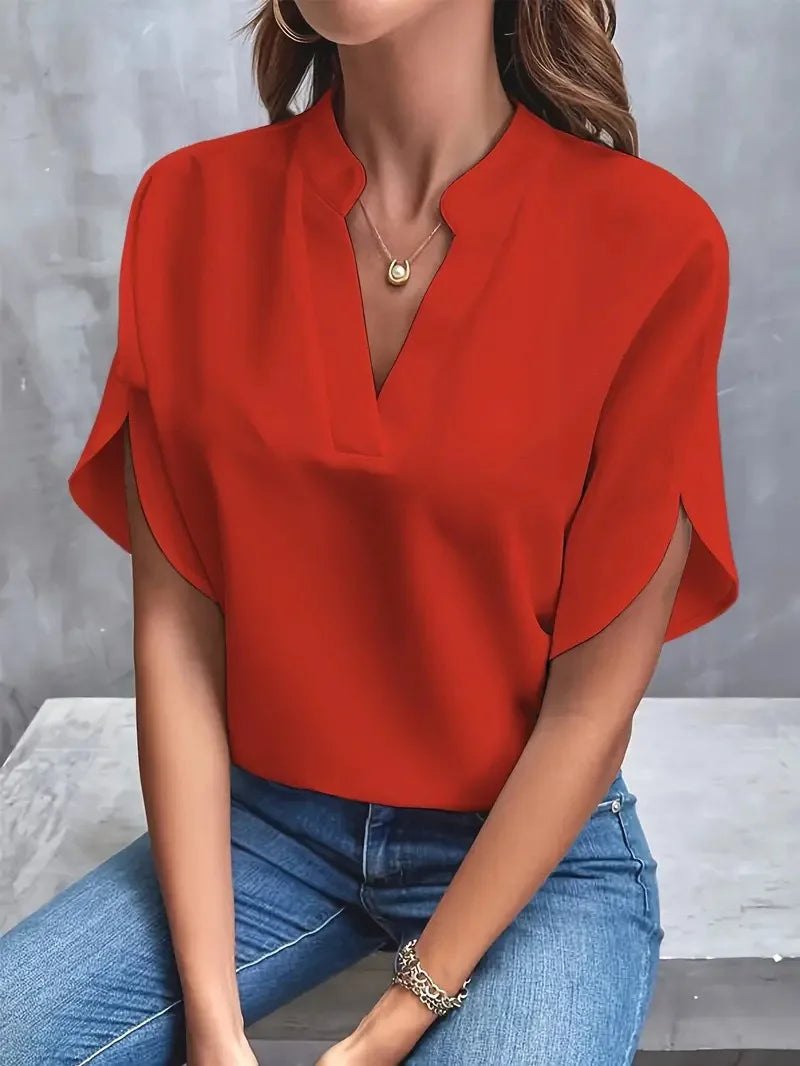 Lightweight and comfortable polyester fabric.