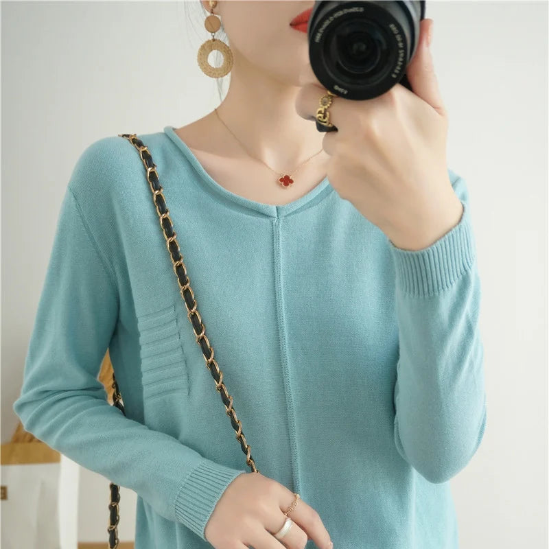 Luna Cotton Knit Sweater