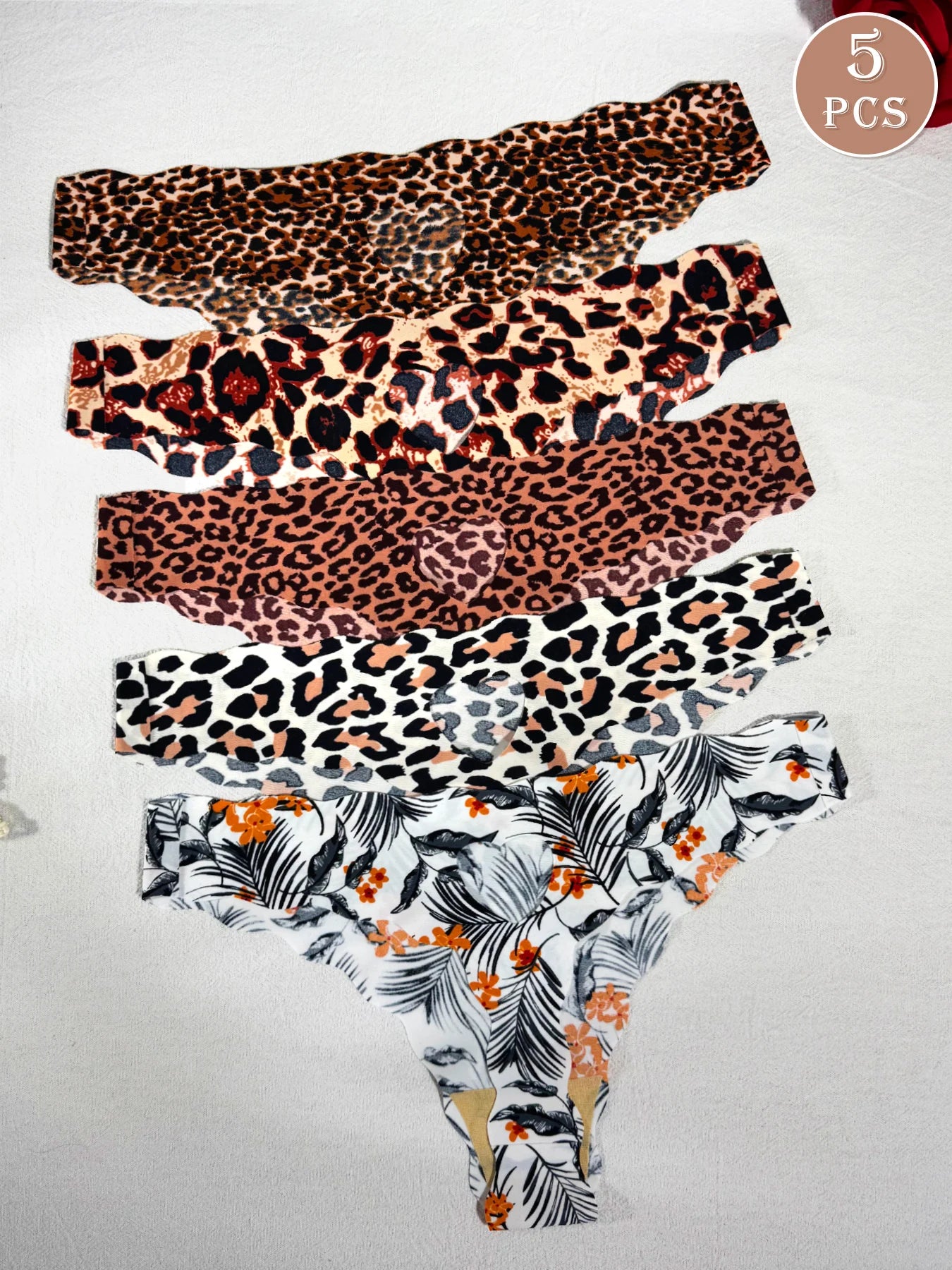 Chic Print Underwear Set